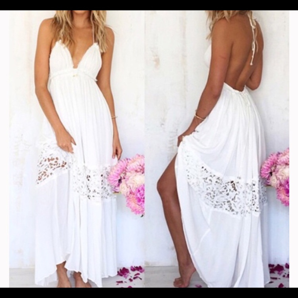 White Maxi Dress 💗